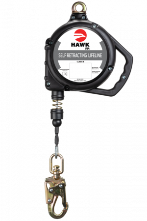 LINEA RETRACTIL HAWK A/GALVANIZADO CON GANCHO CHICO (CUMPLIMIENTO ANSI) SIN MOSQUETÓN