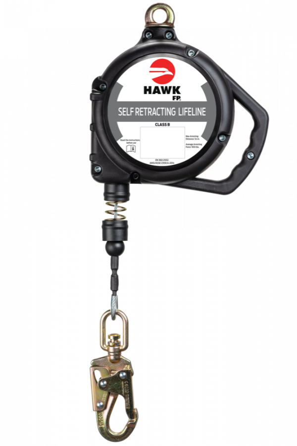 LINEA RETRACTIL HAWK A/GALVANIZADO CON GANCHO CHICO (CUMPLIMIENTO ANSI) SIN MOSQUETÓN