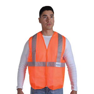 CHALECO FLUOR NARANJA C/REFLE